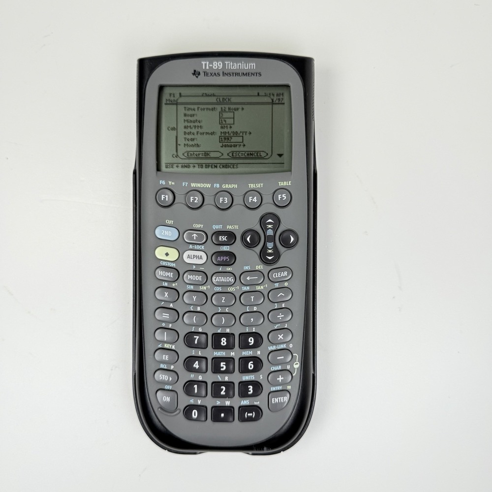 Texas Instruments TI-89 Titanium Advanced Graphing Calculator Tested Working - Picture 5 of 9